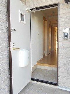 アルドールＮの玄関|ゆったりとした玄関です
