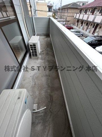 仲介手数料０円！ガーデンハイツAのバルコニー