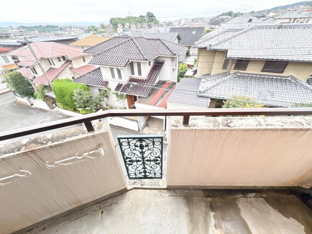 リバーヒル帝塚山のバルコニー