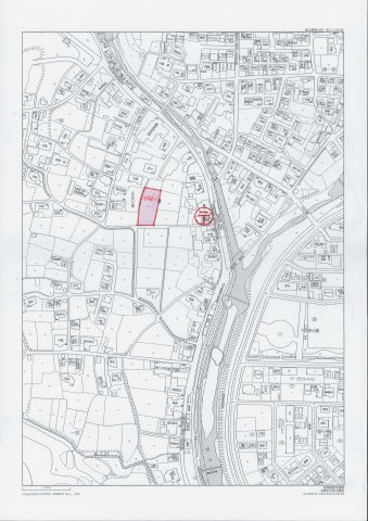 津山市一宮　売地376坪の地図