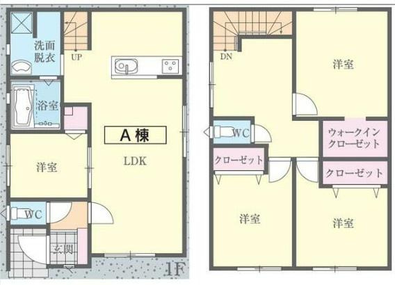 フォレクス皆春7　A棟の間取り|※図面と現況が異なる場合は現況を優先させていただきます。