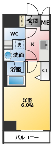ディアレイシャス東別院の間取り