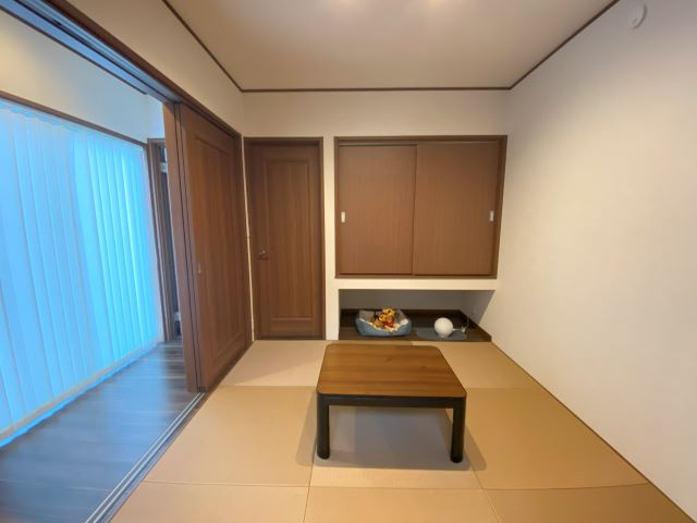 天童市一日町 建売住宅の和室|和室は個室としてもLDKと繋げて使うことも可能です。