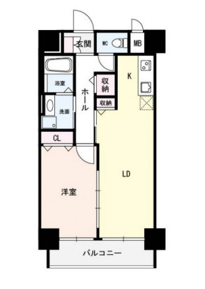 西舞子壱番館の間取り