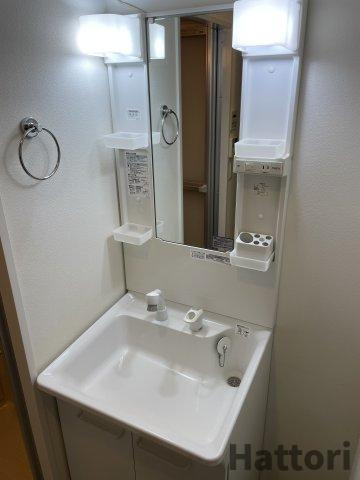 サニーハウス南堀江の独立洗面台