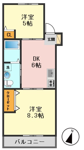 パインヒル17の間取り