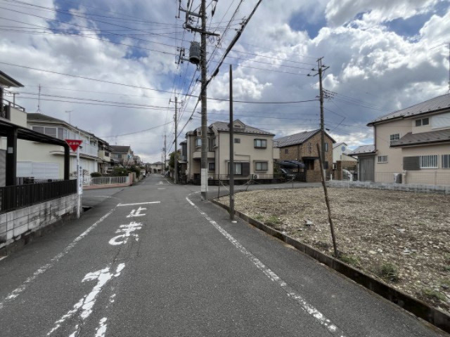 祝　成約済み　八王子市　清川町　売地の前面道路含む現地写真|～仲介手数料無料☆八王子ひなた不動産～八王子市清川町　売地
