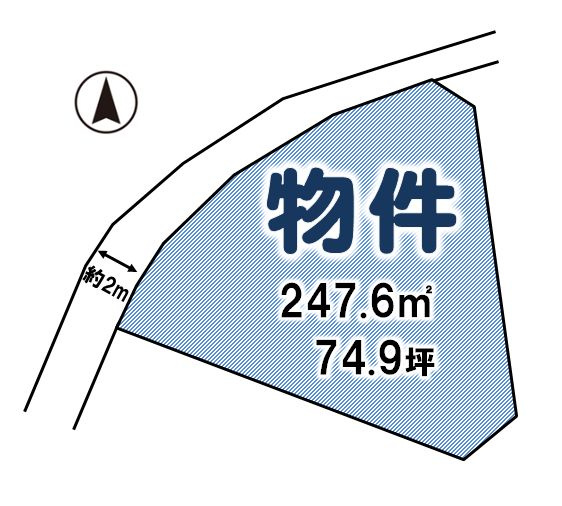 筑西市女方の土地図