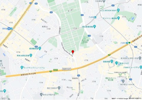 ラ・アルタ西麻布の地図