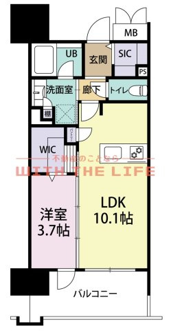 ラコント西鉄久留米【キャッシュバック対象物件】の間取り|同建築会社施工物件の写真　※現状優先