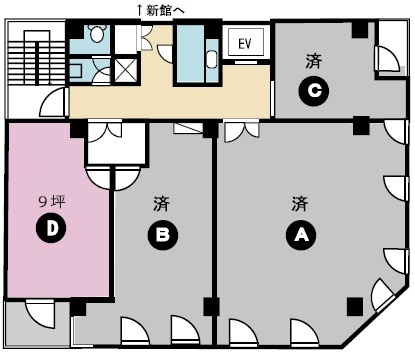 新橋第一ビル本館の間取り