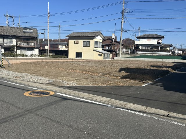 【前面道路含む現地写真】 | 富岡市田篠分譲地