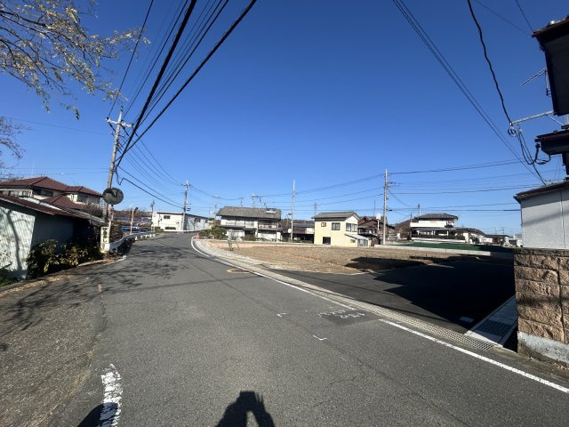 【前面道路含む現地写真】 | 富岡市田篠分譲地