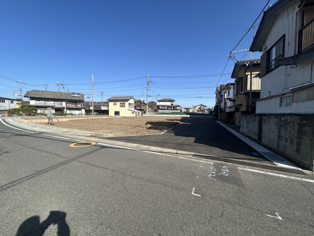 【前面道路含む現地写真】 | 富岡市田篠分譲地