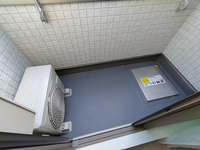 神戸市須磨区妙法寺字道正川のアパートのバルコニー|バルコニー