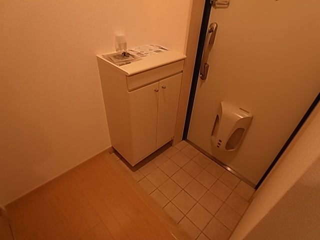 神戸市兵庫区永沢町２丁目の賃貸マンションの玄関|シューズボックス付き