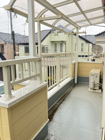北本戸建のバルコニー