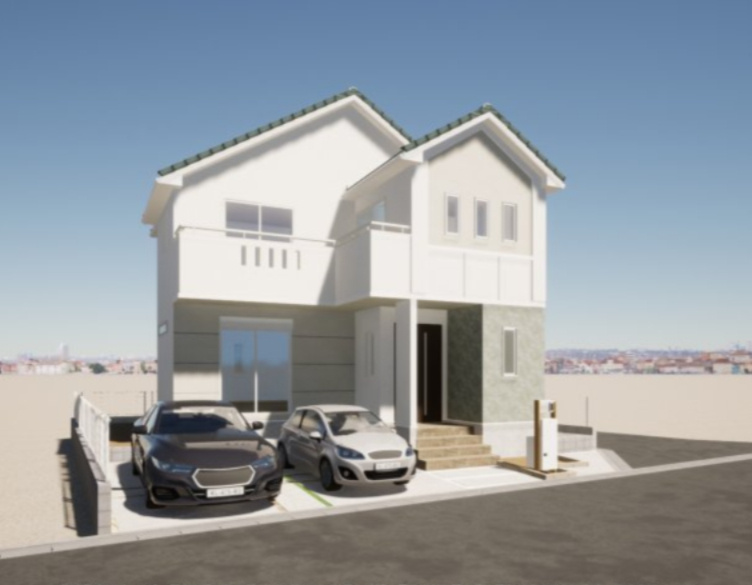 横浜市青葉区黒須田 新築戸建て【仲介手数料無料】カースペース2台