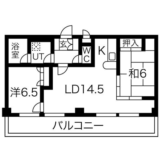 【間取り】 | 錦ハーモニービル