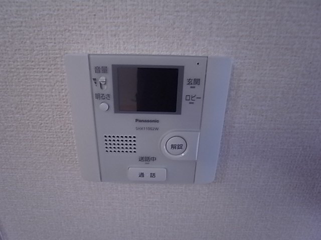 神戸市北区谷上東町のアパートのセキュリティ|TVモニター付き