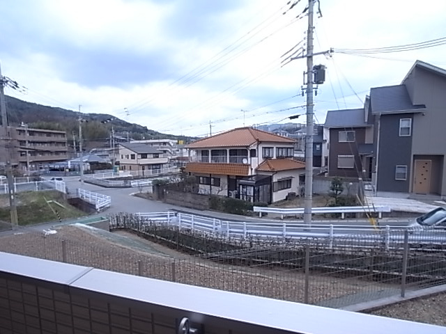 神戸市北区谷上東町のアパートの展望