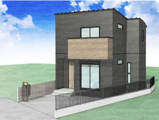 【仲介手数料無料】所沢市若狭４期全１棟　所沢市の新築住宅なら西武ハウジングの外観パース