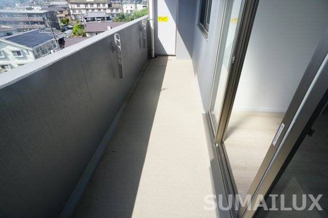 熊本市北区楡木１丁目の賃貸マンションのバルコニー