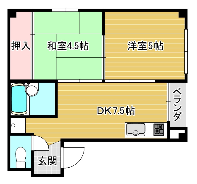 グリンパレスの間取り