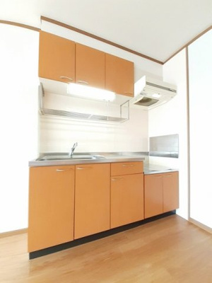 【キッチン】 | ボー・セゾン　Ｂ | コンパクトなキッチンで掃除もラクラク