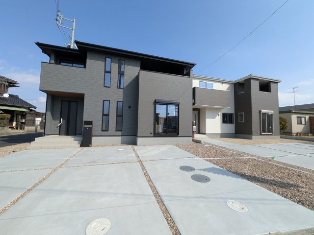 リーブルガーデン常滑市西之口2丁目　　1号棟の外観|1号棟・2号棟現地現況写真