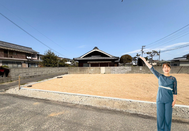 西垣生町売土地の外観|物件の外観です