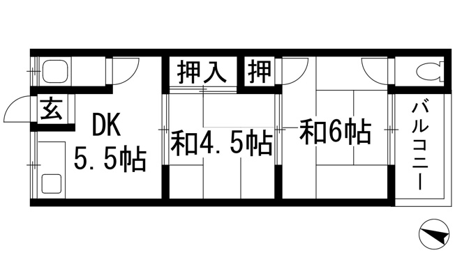 【間取り】 | 寿町アパート
