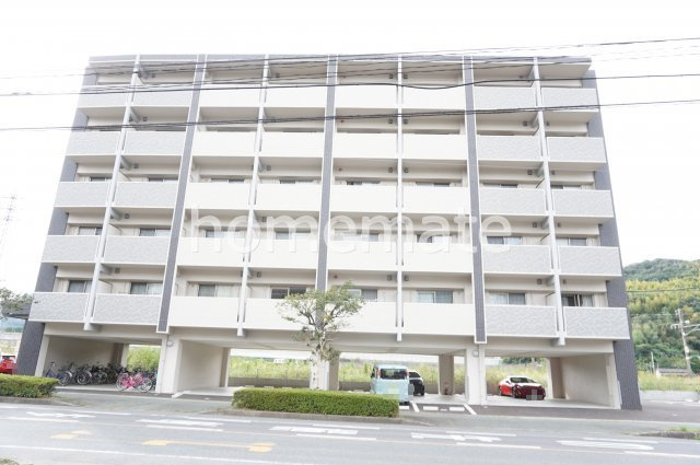 熊本市北区釜尾町の賃貸マンションの外観