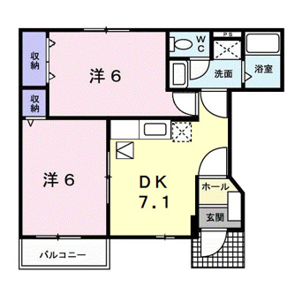 【間取り】 | サントル吉藤Ａ