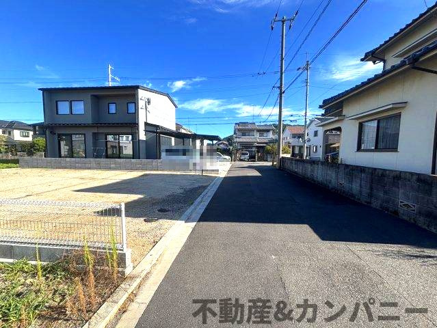 北斎院町売土地の前面道路含む現地写真|前面道路含む現地写真です