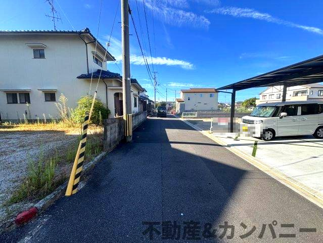 北斎院町売土地の前面道路含む現地写真|前面道路含む現地写真です