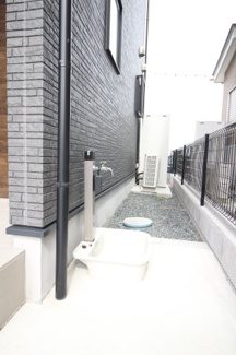 【その他】 | 明健小学校・明健中学校区　パパまるハウス　郡山市富久山町　全１棟 | 外水道もついていますので洗車に便利です♪