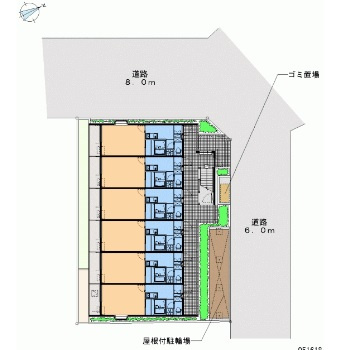 レオネクストトップアイランドⅡの区画図