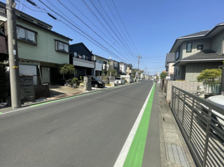 【前面道路含む現地写真】 | 川口市戸塚鋏町　新築戸建