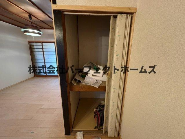 黄金野1丁目テラスハウスの収納|収納のためのスペースです