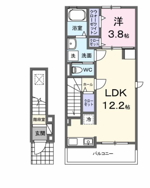 オーブリー　　刈谷市近郊の賃貸ならクラスホーム刈谷店の間取り