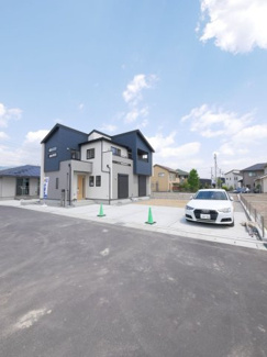 【外観】 | 甲府市新田町 オール電化新築 全2棟2号棟 土地71坪 建物完成しました。