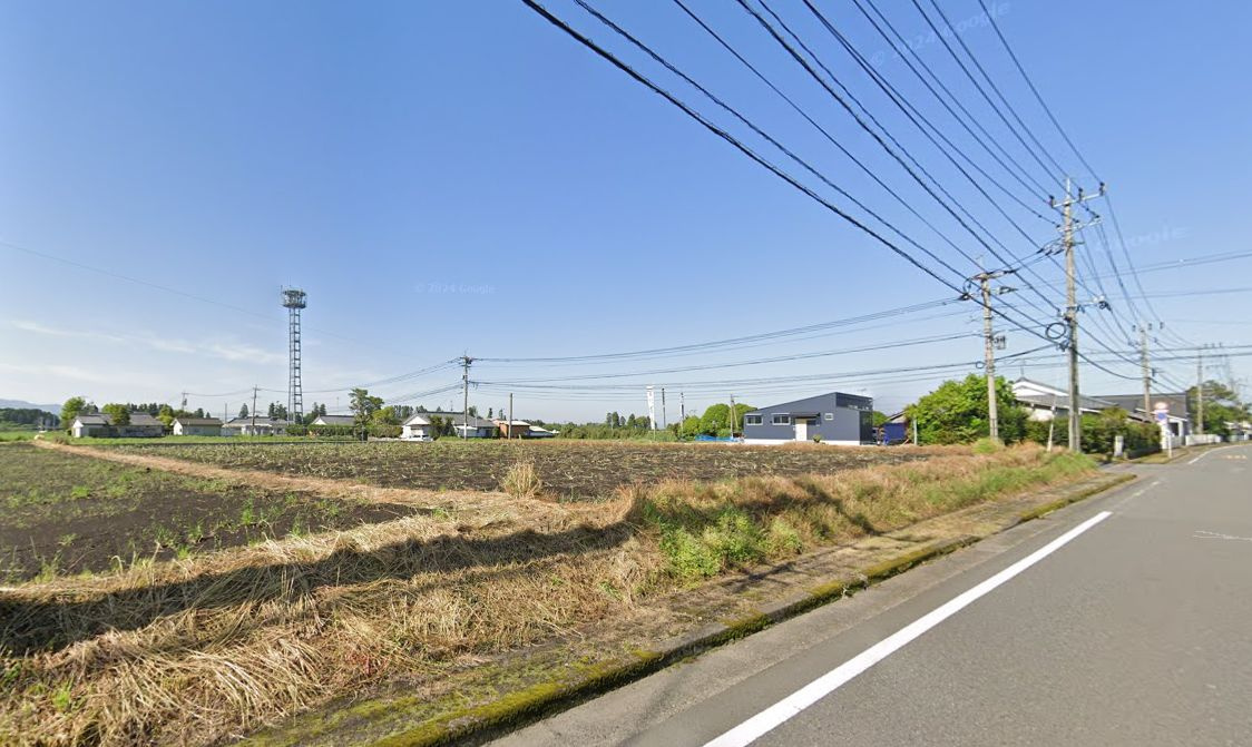 都城市高城町大井手の売地の外観