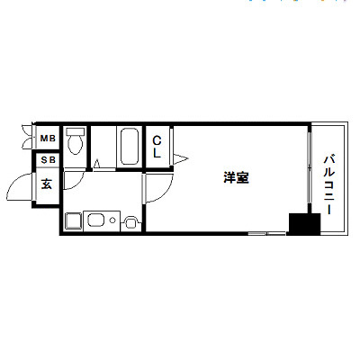 【間取り】 | エステムコート博多駅前Ⅱセグティス