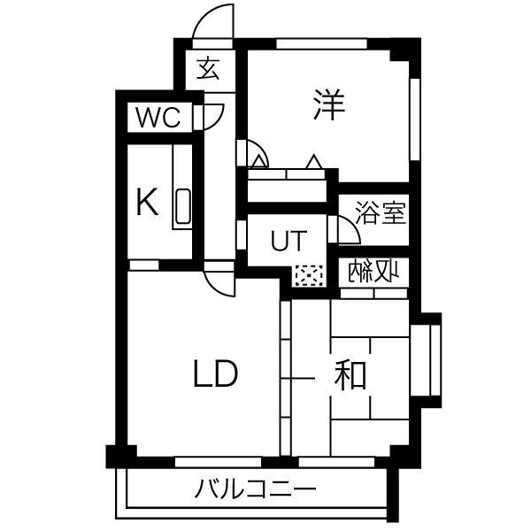 ピュア・フルールの間取り