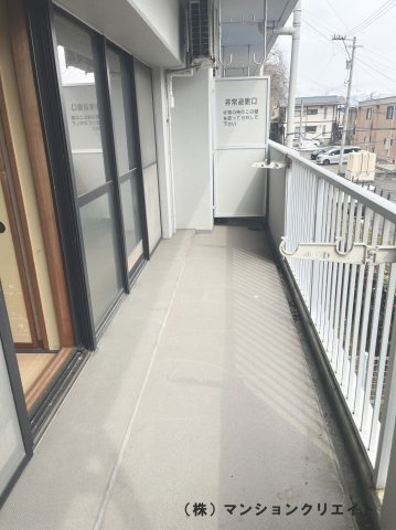 グリーンパーク西木田のバルコニー|南面バルコニー