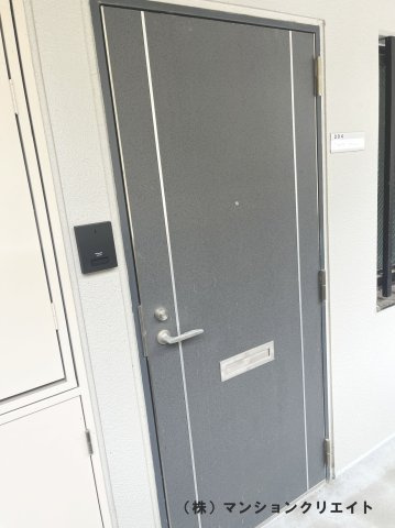 グリーンパーク西木田の玄関|外玄関です