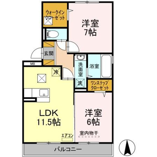 【間取り】 | エミネンスＭ A