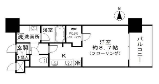 【間取り】 | パークリュクス大手門mono