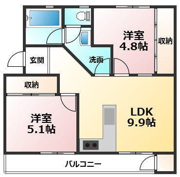 【間取り】 | ヴィラ日の里